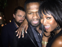 Leonardo DiCaprio, 50 Cent, Naomi Campbell, ESL, English as a second language, photobomb